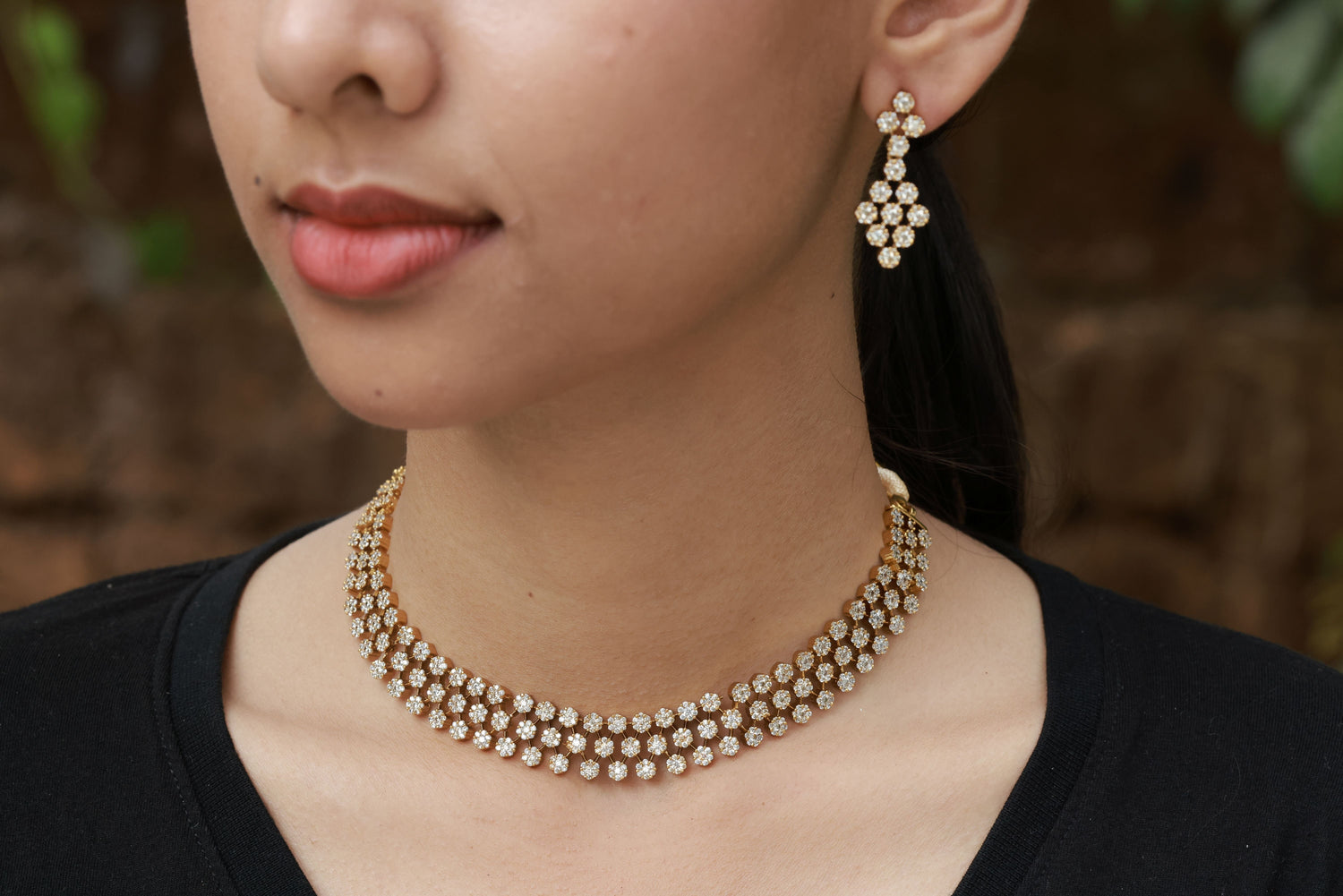 American diamond Necklaces (AD)