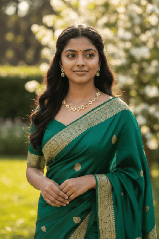 Circle & Core Premium Quality Trending AD Stoned Simple and Stylish Necklace Set