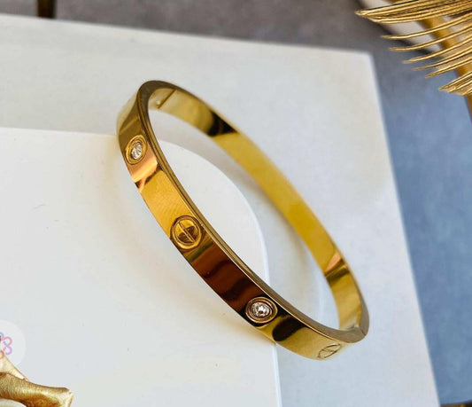 Aura Bangle Premium Quality Budget Friendly Anti-Tarnished Openable Free Size Cartier Bangle