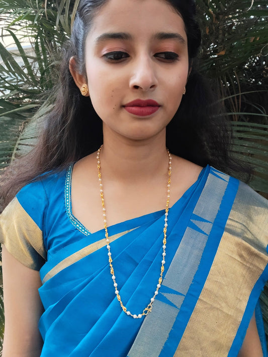 Muktavali Premium Quality Traditional Pearl Beaded Beautiful and Elegant Long Chain