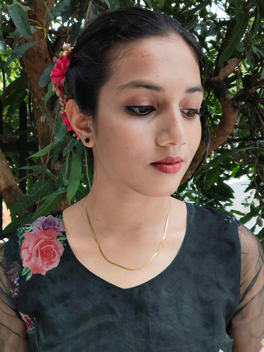 Kanthika Premium Quality Budget Friendly 22k Gold Plated Trendy and Elegant Western Chain for Daily Use