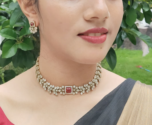 Gulzarika Premium Quality Victorian Choker Set