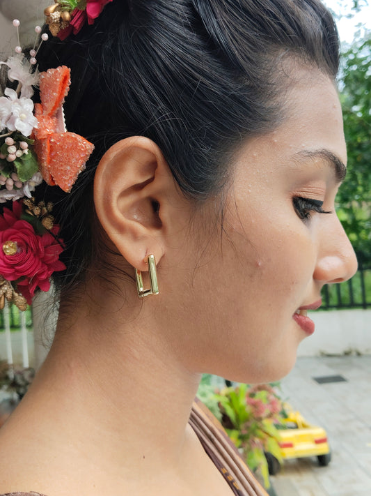 GiltBar 18k Gold Plated Budget Friendly Trendy and Stylish Western Earring
