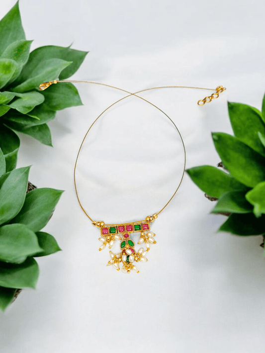 Maniraaga Cute and Elegant Invisible Traditional Necklace without Earring