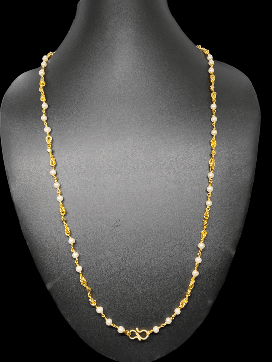 Muktavali Premium Quality Traditional Pearl Beaded Beautiful and Elegant Long Chain