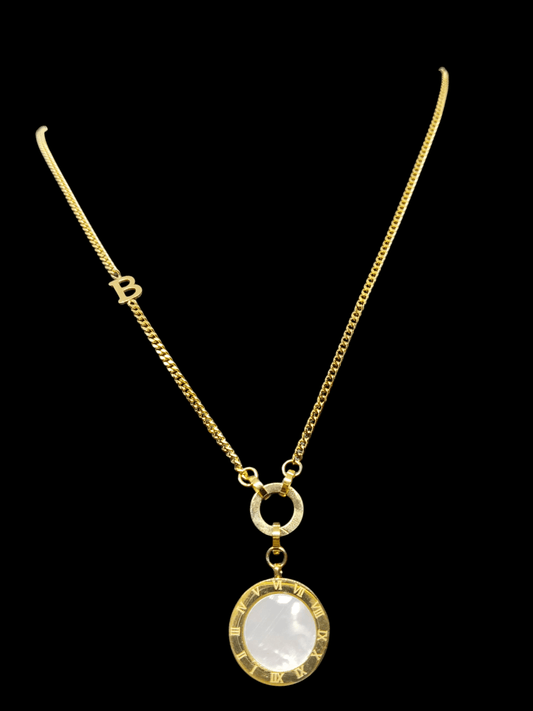 Kalchakra Premium Quality Budget Friendly 22k Gold Finished Trendy and Elegant 2 in 1 Western Reversible Chain