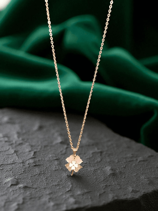 LilyWhisper Premium Quality Budget Friendly Rose Gold Finished Simple and Elegant Western Chain