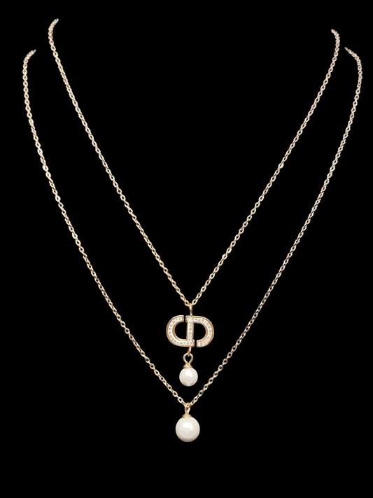 Sukumalika Premium Quality Rose Gold Plated Two Layered Budget Friendly Stylish Western Chain