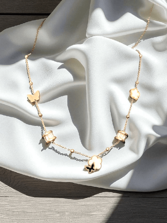 Madhulata Premium Quality Rose Gold Plated Trendy and Beautiful Budget Friendly Western Chain