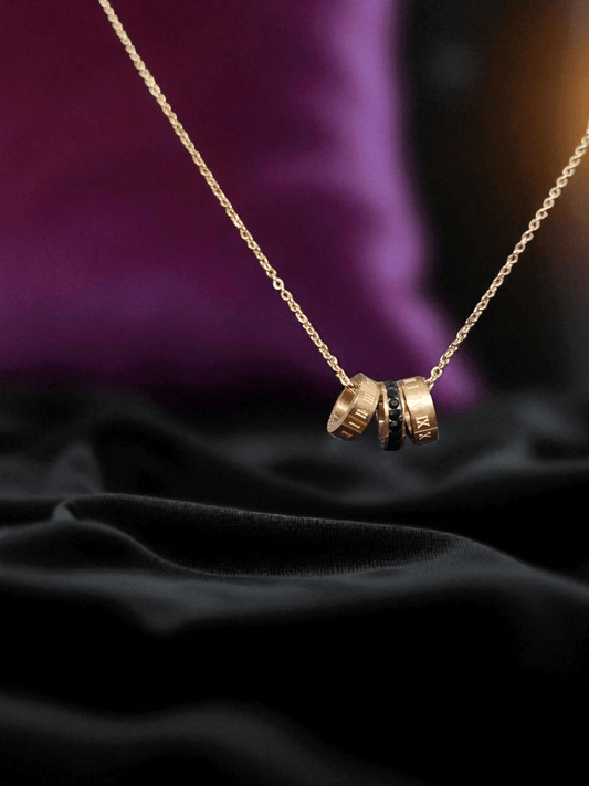 Sutramaala Premium Quality Rose Gold Plated Simple and Elegant Western Chain with Pendant