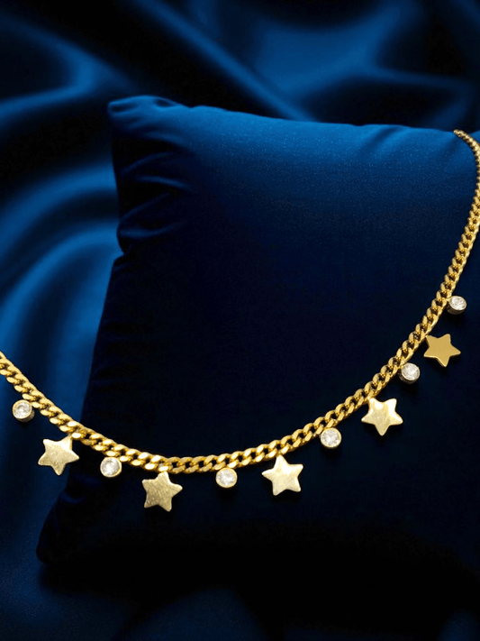 Tarakamala Premium Quality 22k Gold Plated Simple and Elegant Budget Friendly Western Chain