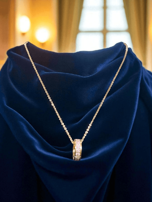 Rosé Orbit Premium Quality Rose Gold Plated Simple and Elegant Western Chain with Pendant