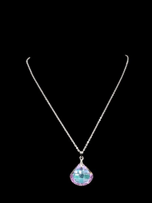 Sophia Sparkle Crystal Premium Quality Silver Plated Simple and Elegant Western Chain with Pendant available in 2 colors