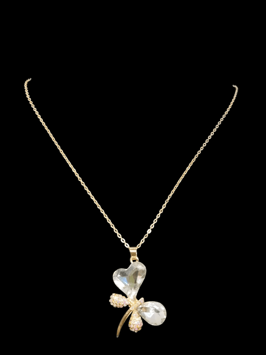 Heartwing Premium Quality 18k Gold Plated Simple and Elegant Western Chain with Pendant