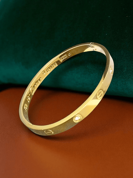 Aura Bangle Premium Quality Budget Friendly Anti-Tarnished Openable Free Size Cartier Bangle