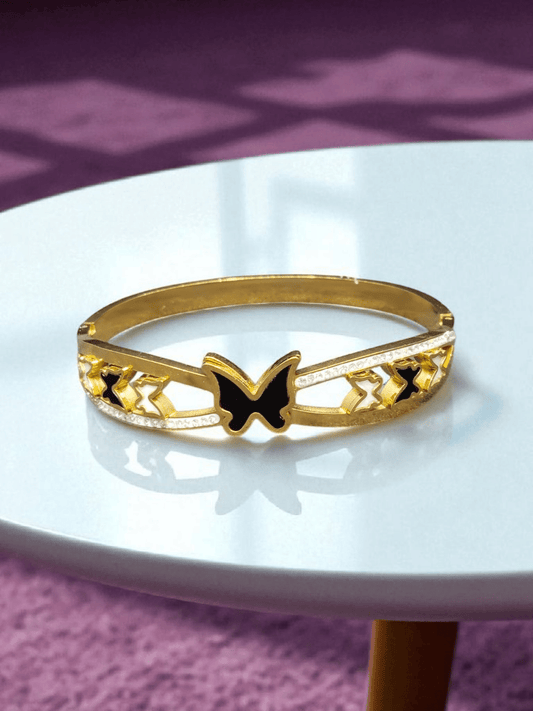 Kaalanjali Premium Quality Budget Friendly Anti-Tarnished Openable Free Size Kada Bangle