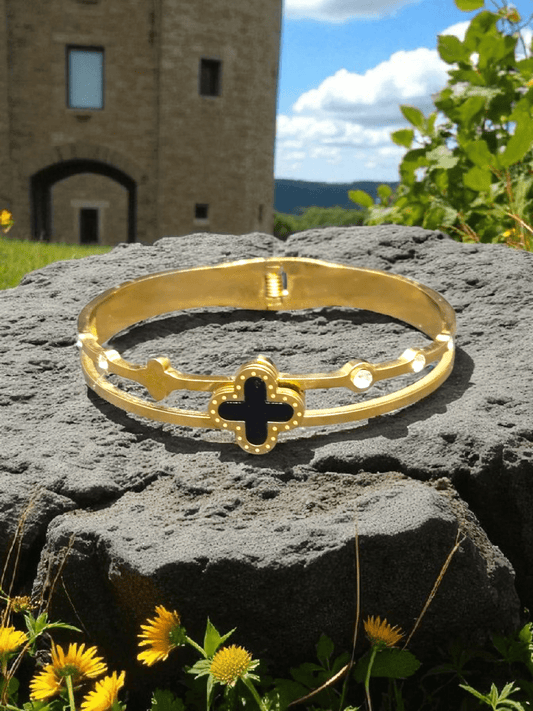 ShadowGlow Premium Quality Budget Friendly Anti-Tarnished Openable Free Size Kada Bangle