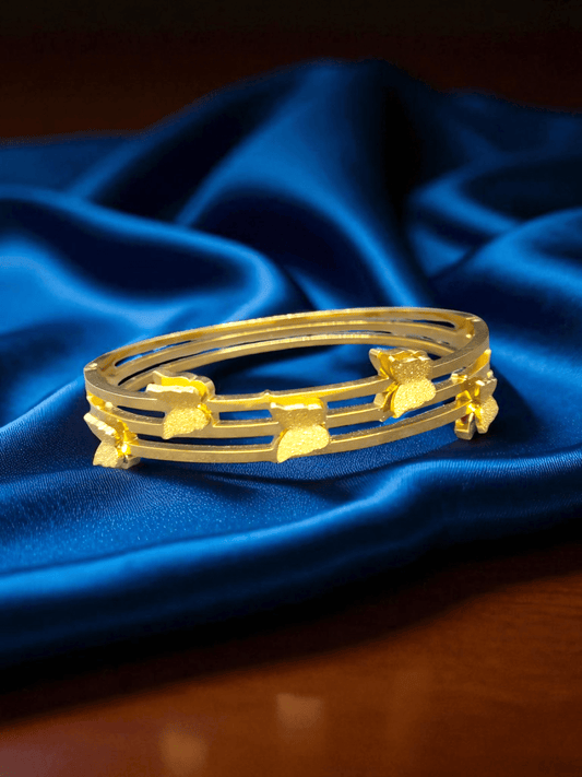 Sundarmriga Premium Quality Budget Friendly Anti-Tarnished Openable Free Size Kada Bangle