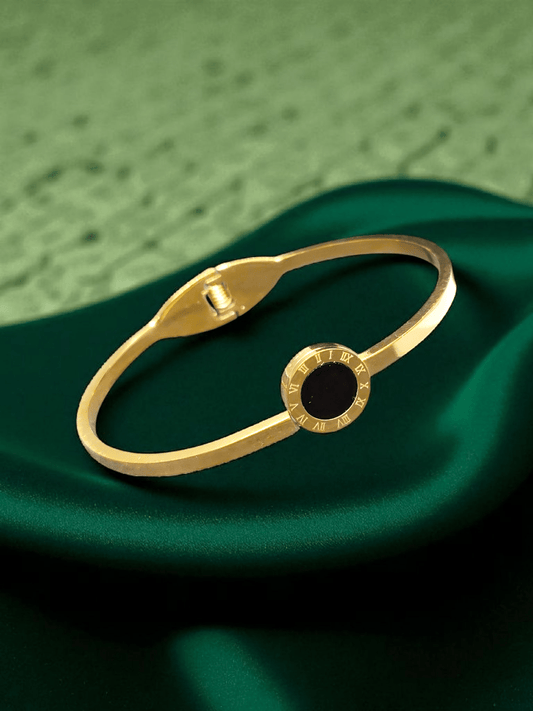 Silent Hour Premium Quality Budget Friendly Anti-Tarnished Openable Free Size Kada Bangle