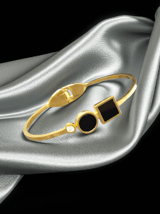 DarkMatrix Premium Quality Budget Friendly Simple and Elegant Anti-Tarnished Openable Kada Bangle
