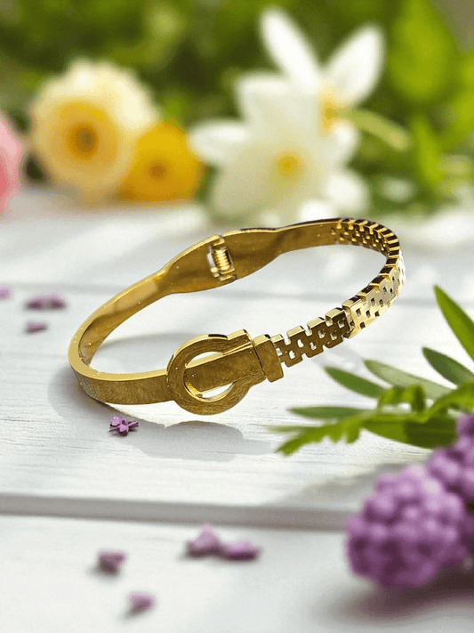 Enlooped Premium Quality Budget Friendly Anti-Tarnished Openable Kada Bangle