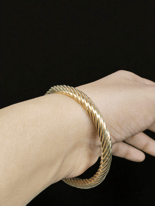 TwistEcho Premium Quality Anti Tarnished Budget Friendly Unisex Kada Bangle