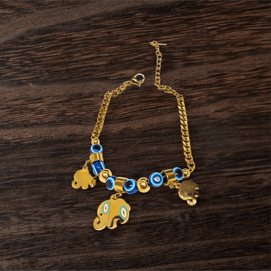 Tusk & Twinkle Premium Quality 22k Gold Plated Budget Friendly Trendy and Stylish Bracelet