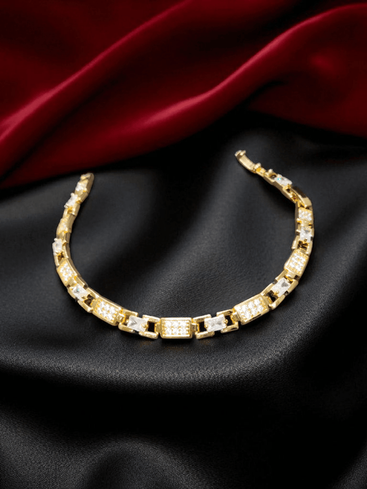 GildGrid Premium Quality 22k Gold Plated Trendy and Stylish Bracelet