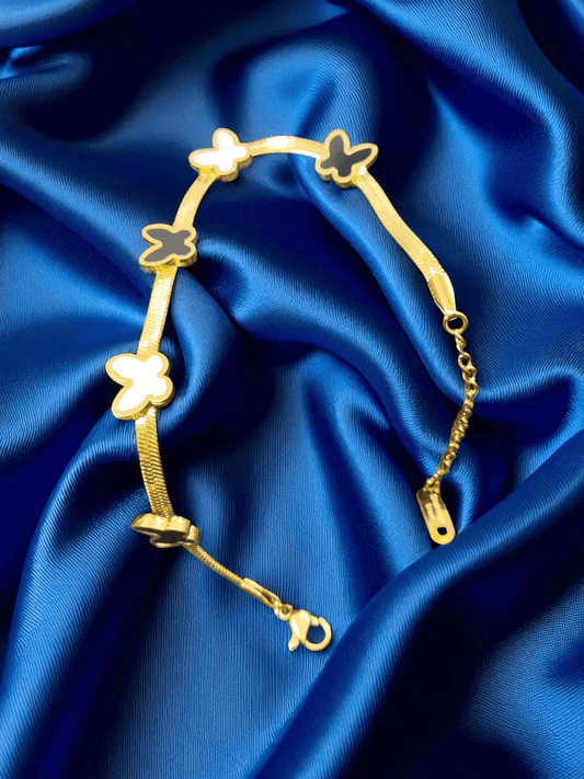 ButterGleam Premium Quality 22k Gold Plated Budget Friendly Trendy and Stylish Bracelet