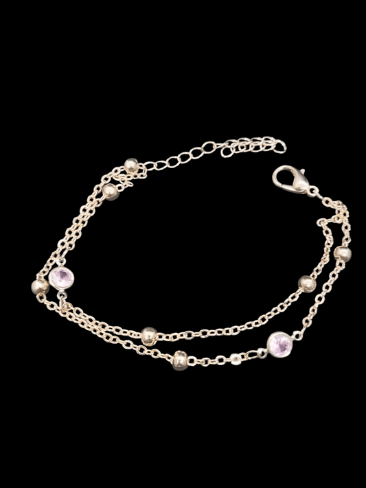 AmaraGleam Budget Friendly Rose Gold Finished Simple and cute Bracelet
