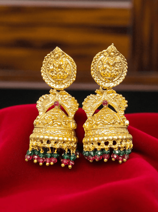 Kanaka Devi Premium Quality Budget Friendly 22k Gold Plated Traditional Jumuka Earring