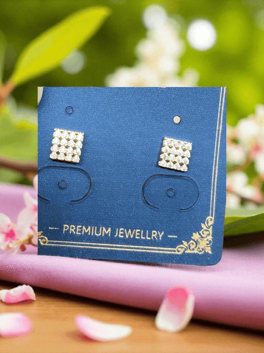 PrismPin Premium Quality Budget Friendly AD Stoned Cute and Simple Second Stud come Stud Western Earring