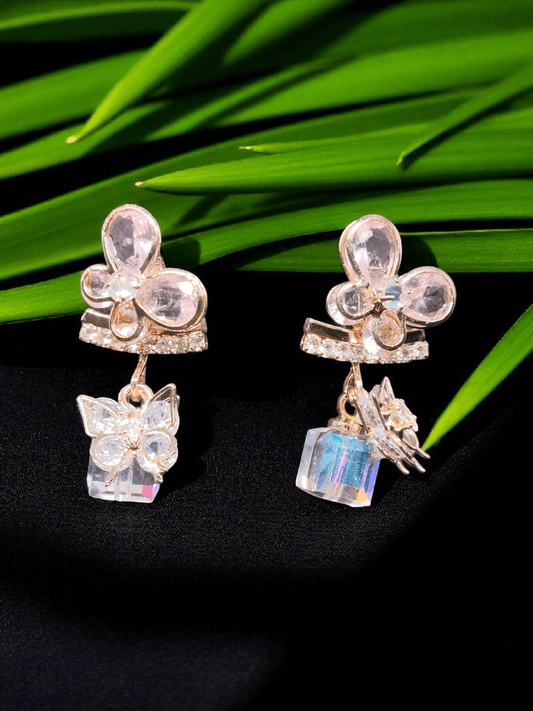 Dewdrop Dance Premium Quality Budget Friendly Floral Design Western Earring in 2 variant