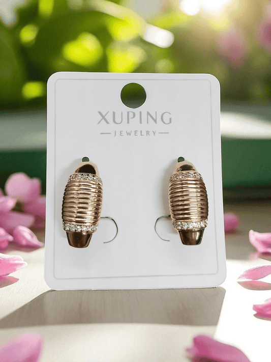 BoldGrain 18k Gold Plated Premium Quality Xuping Branded Western Earring