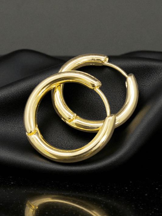 GlowHoop 22k Gold Plated Budget Friendly Simple and Stylish Western Earring