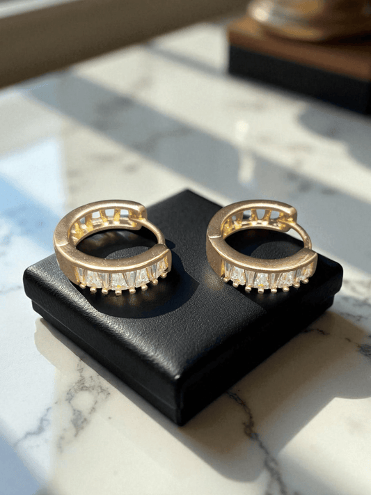 LuxeCascade 18k Gold Plated Premium Quality Budget Friendly Western Earring