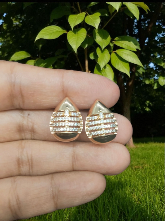 RegalDome 18k Gold Plated Premium Quality Xuping Branded Western Earring