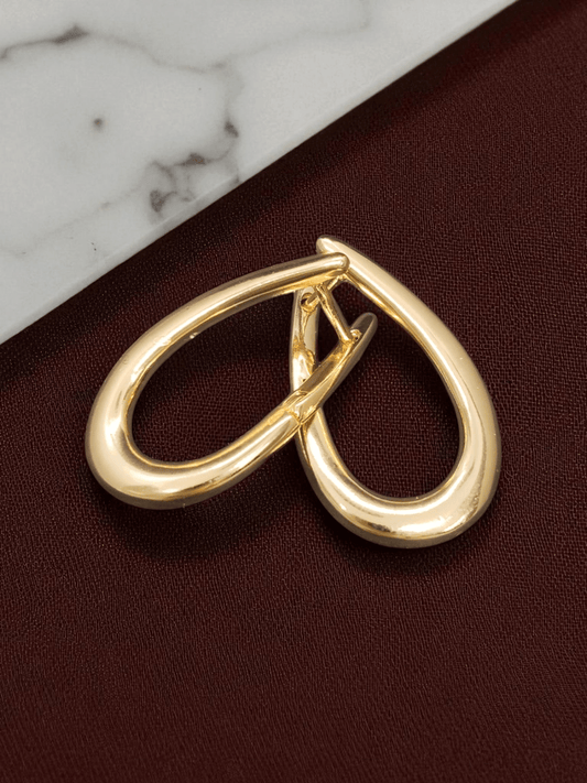 SwanArc 18k Gold Plated Premium Quality Xuping Branded Western Earring