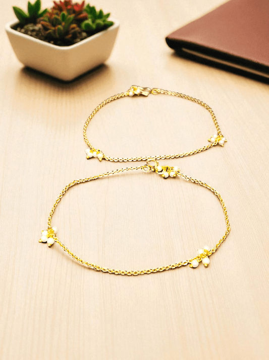 BlossomChain Budget Friendly Beautiful Anklet For Teenagers