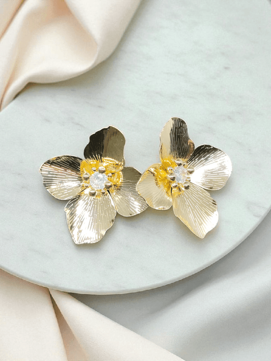 FleurGlow Premium Quality Budget Friendly Anti-Tarnished Statement Earring