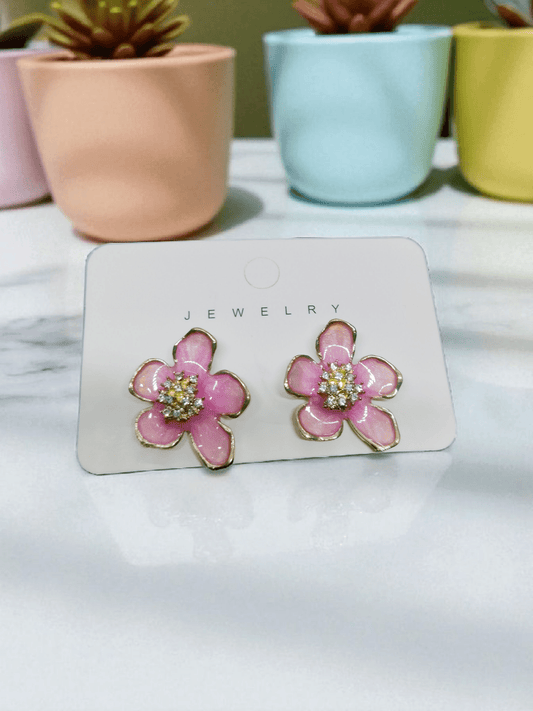 GlitterPetal Budget Friendly Floral Design Stylish and Elegant Earring