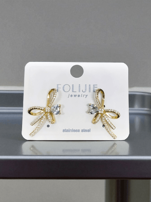 SparkleTie Premium Quality Budget Friendly AD Stoned Trendy and Stylish Statement Earring