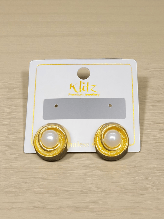 PearlEcho Anti Tarnished Premium Quality Budget Friendly Stylish Pearl Earring