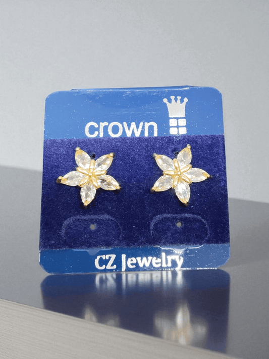 Eterna Flora Premium Quality Star Shaped Budget Friendly Stoned Trendy and Stylish Statement Earring