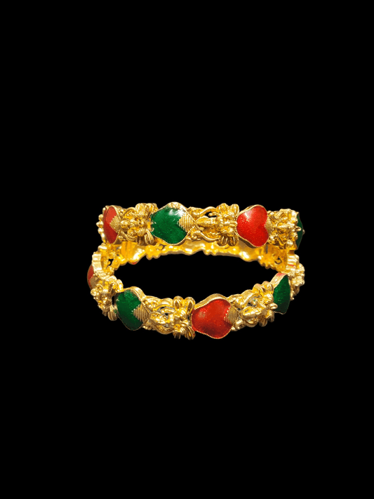 MangalaPatra Premium Quality Trending Multi Colored Traditional 2*4 Sized Bangle