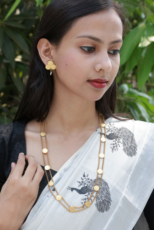 Shubha Dhaara Traditional Antique Cion Long Haram