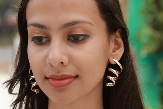 Vortex Shine Premium Quality Anti-Tarnished Statement Earring