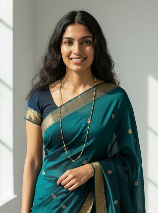 Black Gold Budget Friendly Traditional Long Glamour Mangalsutra