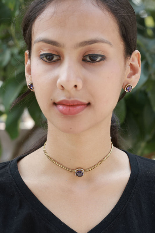 Rudhira Premium Quality Antique Cute Antique Choker Set