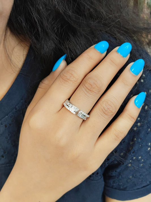 Silver Sync Silver Plated Budget Friendly Adjustable Simple and Stylish Ring